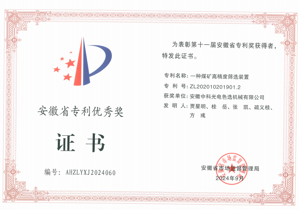 977-安徽省专利优秀奖